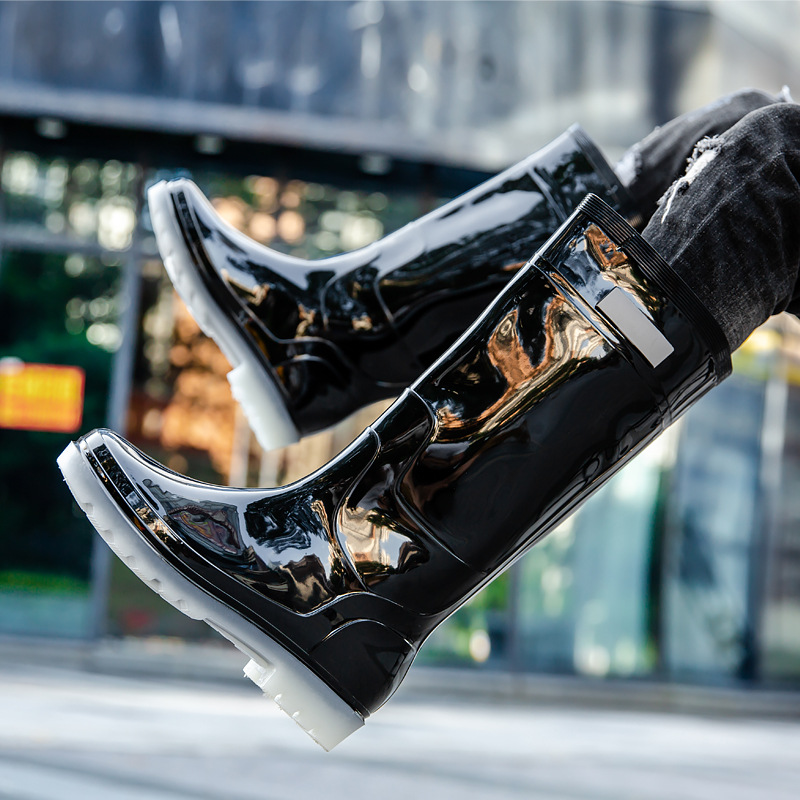 New Men Rain Boots High Rain B - Car Shampoo Ph recension och pris