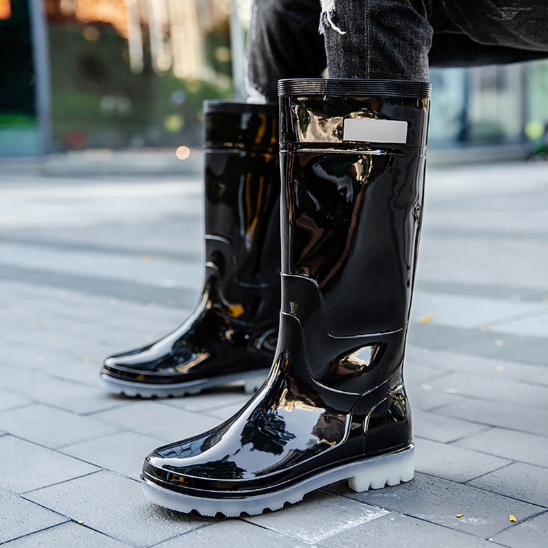 New Men Rain Boots High Rain B - Car Shampoo Ph recension och pris