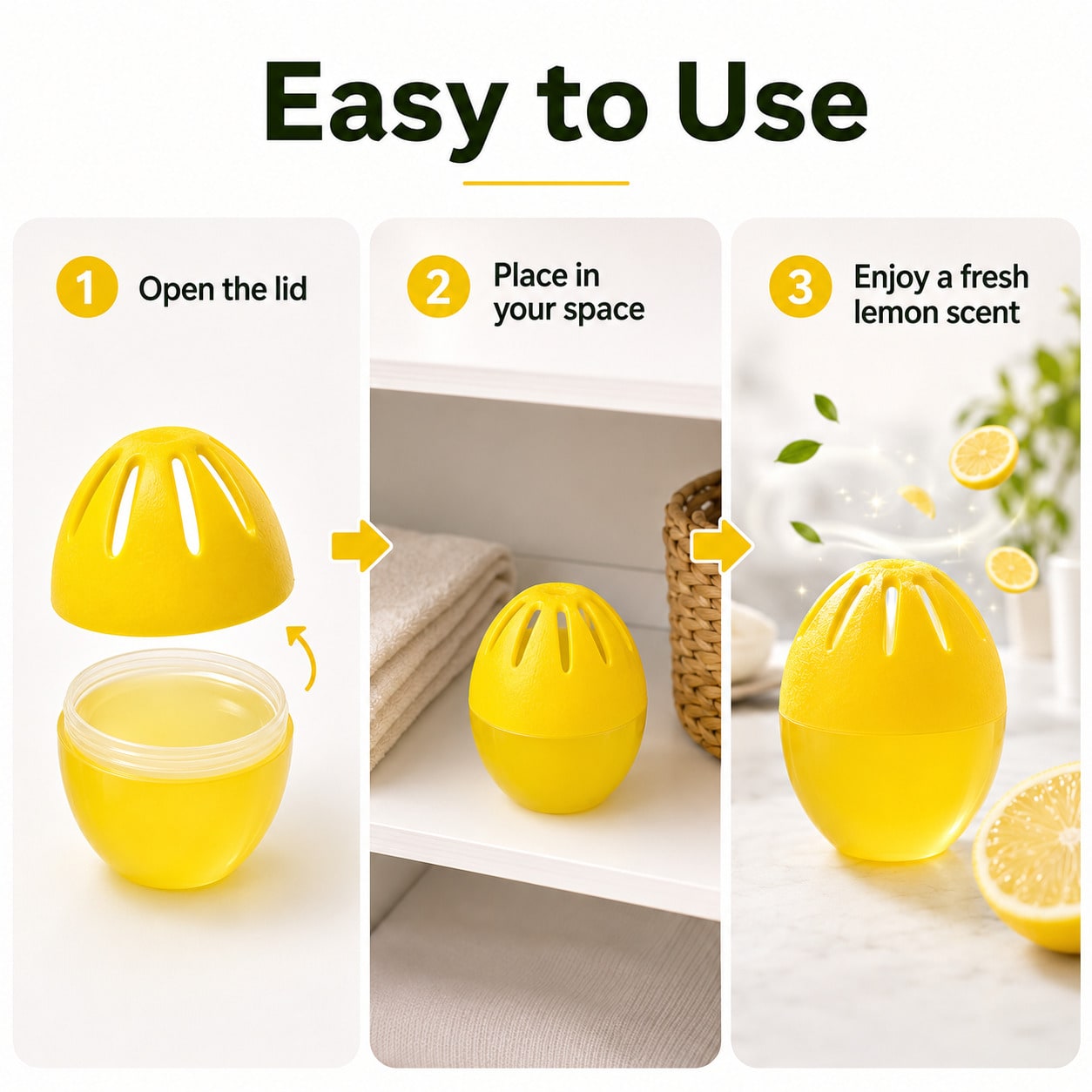 Lemon Fresh Deodorizer Egg, Lo - Odor Eliminator Car recension och pris