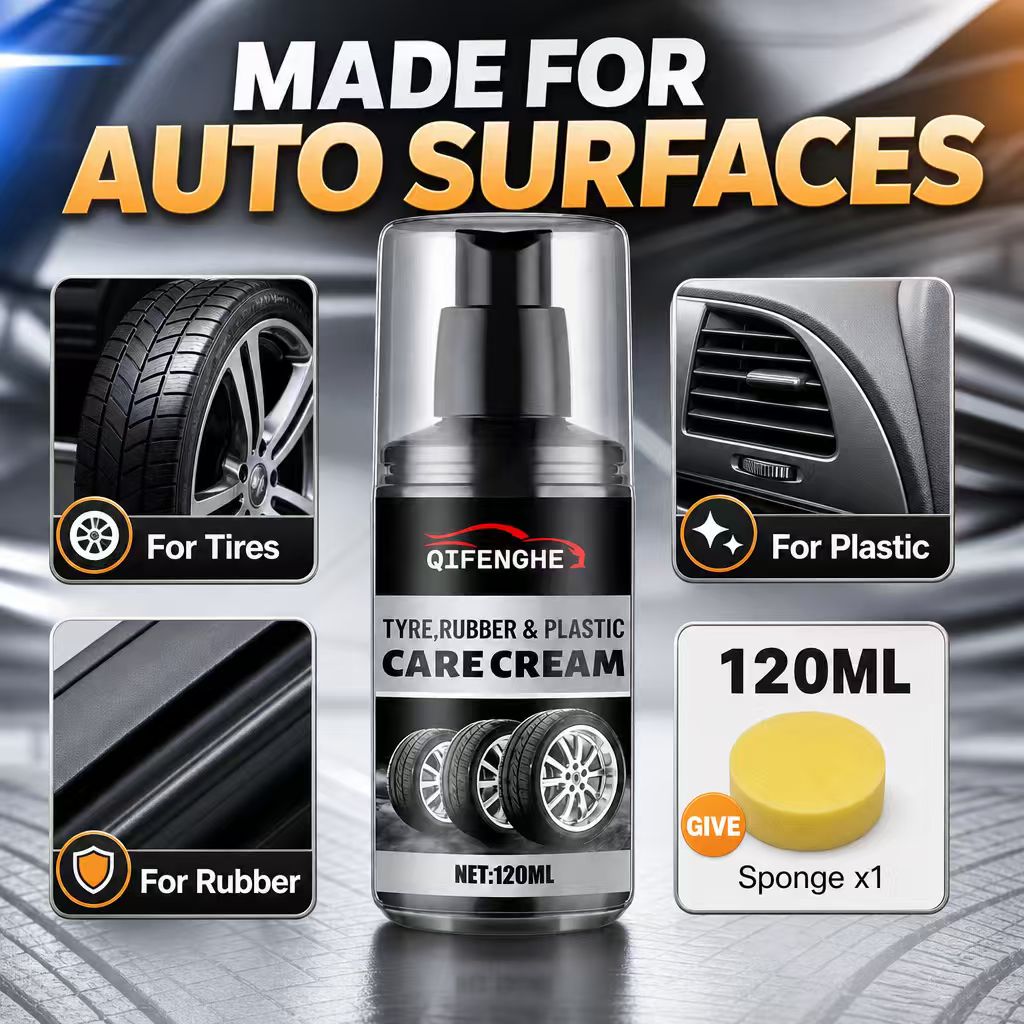 Tyre Rubber Plastic Care Cream - Trim Restorer Plastic recension och pris