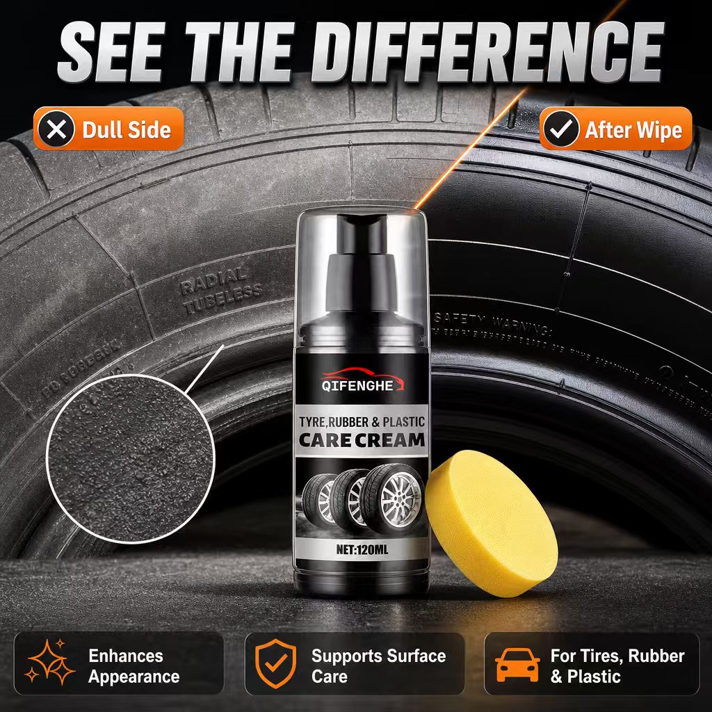 Tyre Rubber Plastic Care Cream - Trim Restorer Plastic recension och pris