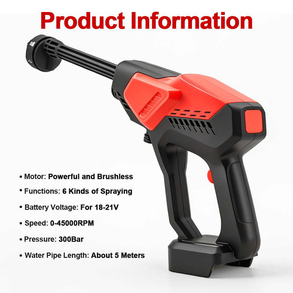300Bar Brushless High Pressure - Car Shampoo Ph recension och pris