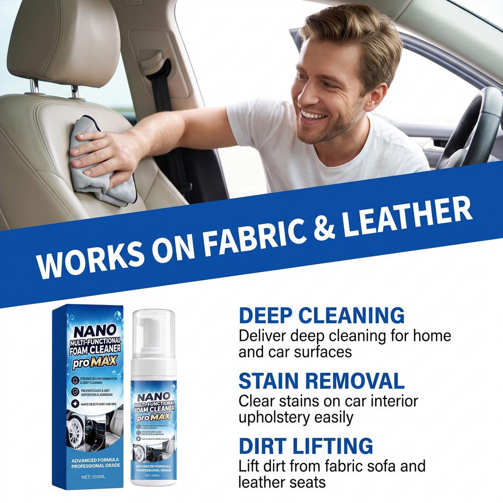 Foam Cleaner Cleaning Stubborn - Odor Eliminator Car recension och pris