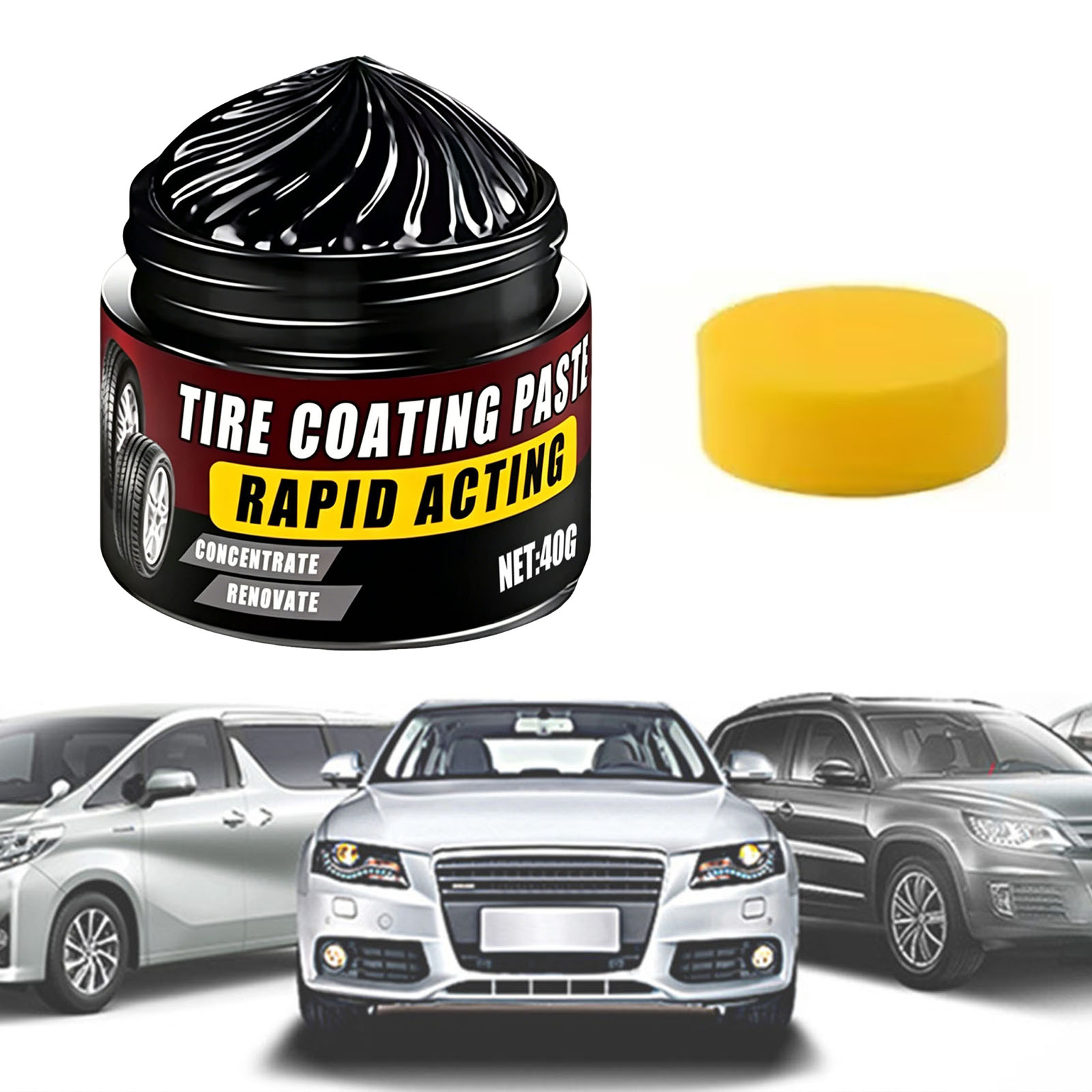 Tire Coating UV Protection Car - Trim Restorer Plastic recension och pris