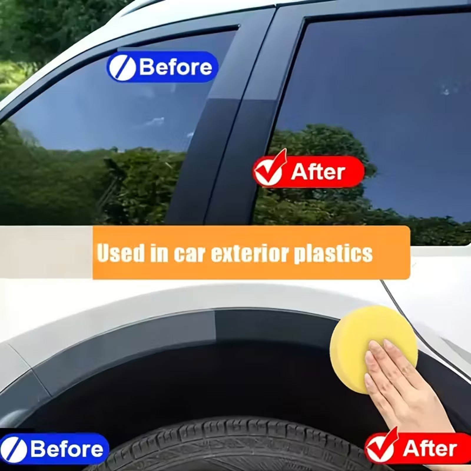Tire Coating UV Protection Car - Trim Restorer Plastic recension och pris